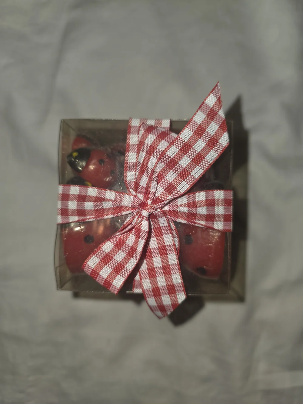 Crate & Barrel Red Ladybug Decorative Floating Candles